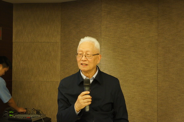 农工党中央原副主席,省委原主委朱兆良院士出席活动并代表老同志发表
